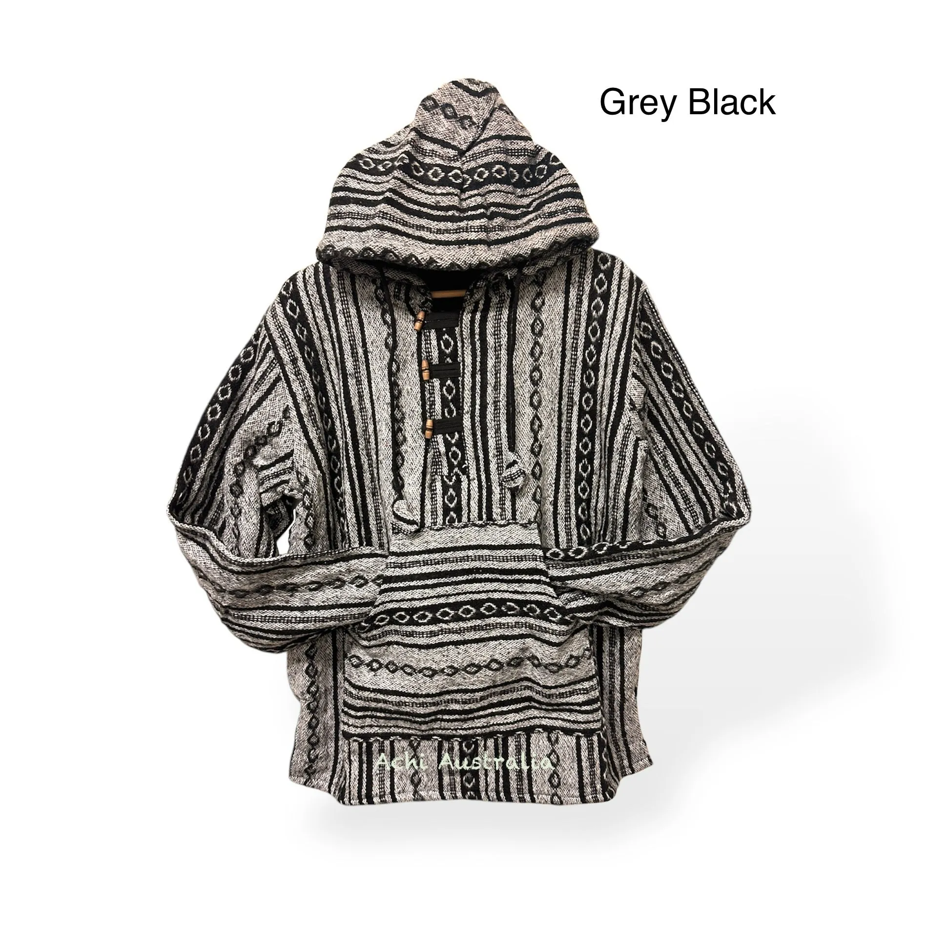 Unisex Pullover Cotton Hoodie Jacket with Fleece lining