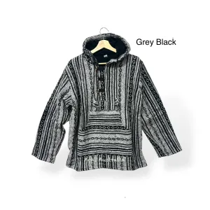 Unisex Pullover Cotton Hoodie Jacket with Fleece lining