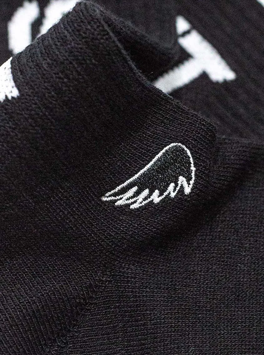 Unisex SA1NT Bamboo Crew Socks - Black