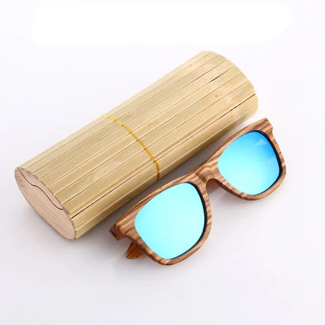Unisex Zebra Wood Sunglasses