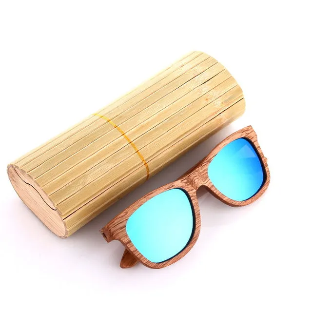 Unisex Zebra Wood Sunglasses