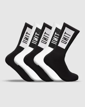 UNIT Fixed Youth Bamboo Hi-Lux Socks - 5 pack