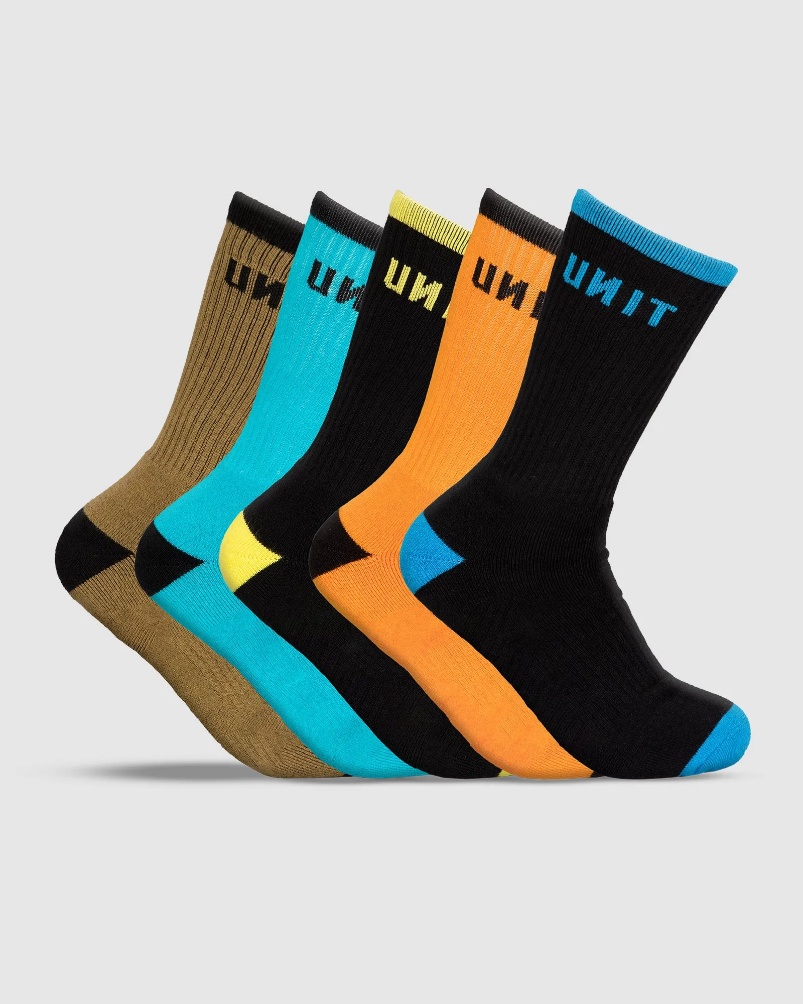 UNIT React Bamboo 5 Pack Socks