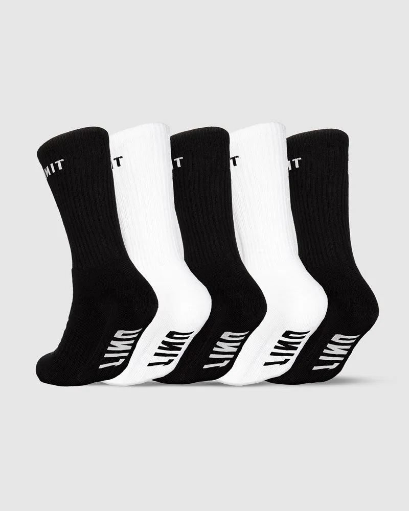 UNIT Storm Youth Bamboo Hi-Lux Socks - 5 Pack