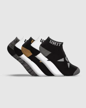 UNIT Vital Youth Bamboo Lo-Lux Socks - 5 Pack