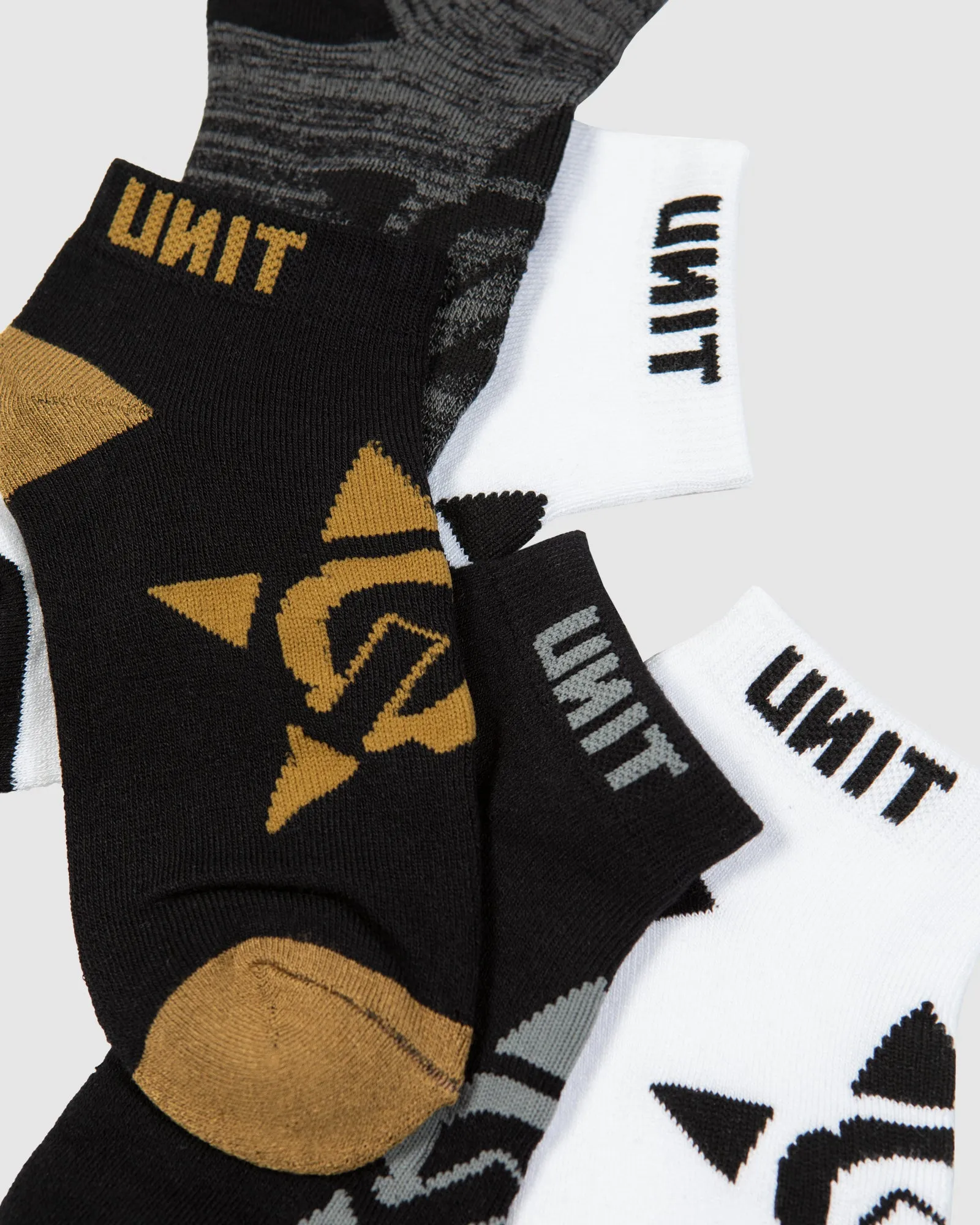 UNIT Vital Youth Bamboo Lo-Lux Socks - 5 Pack