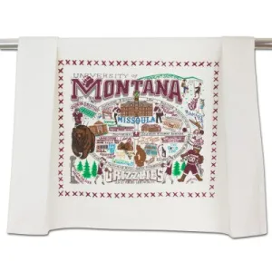 University of Montana Collegiate Dish Towel