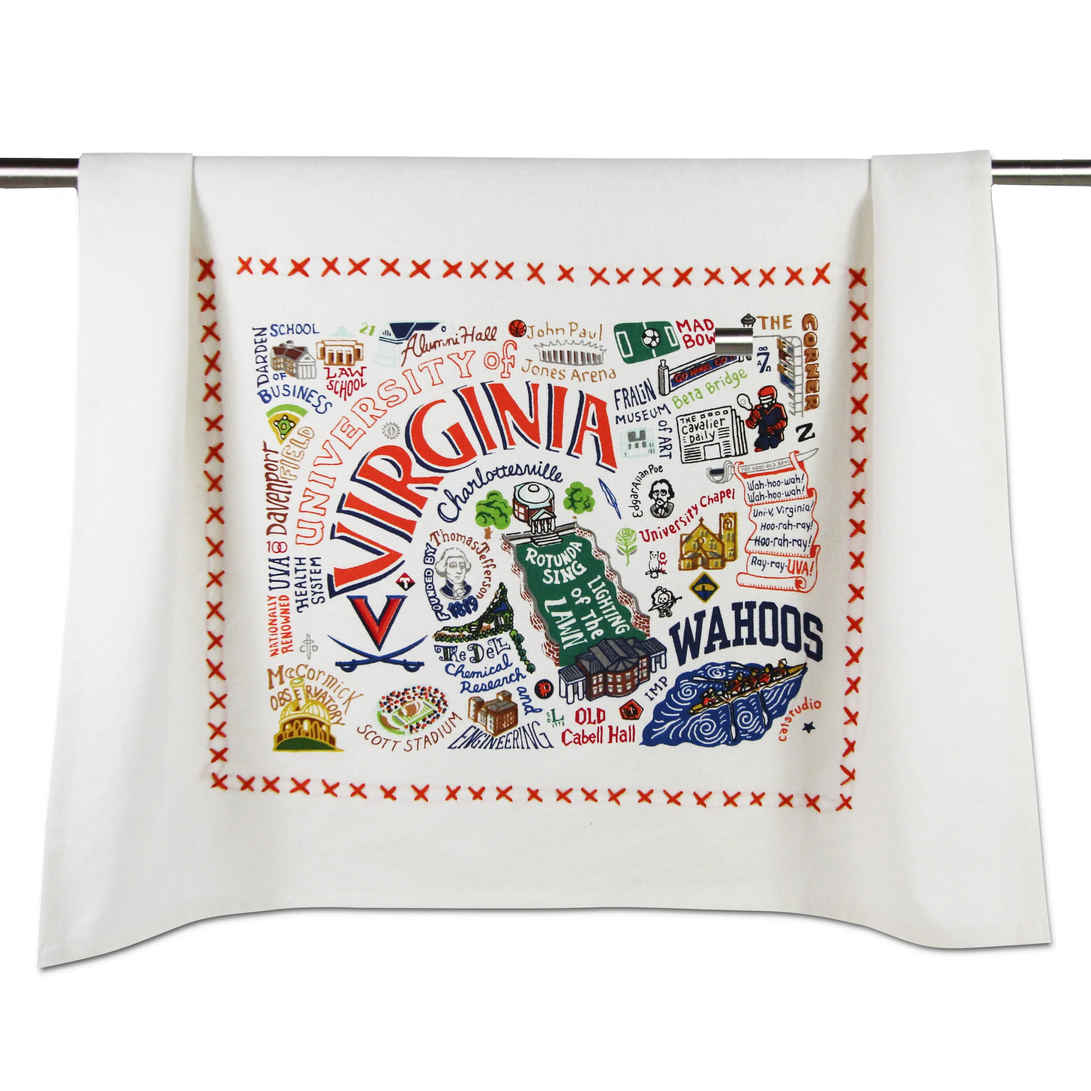 University of Virginia Collegiate Dish Towel