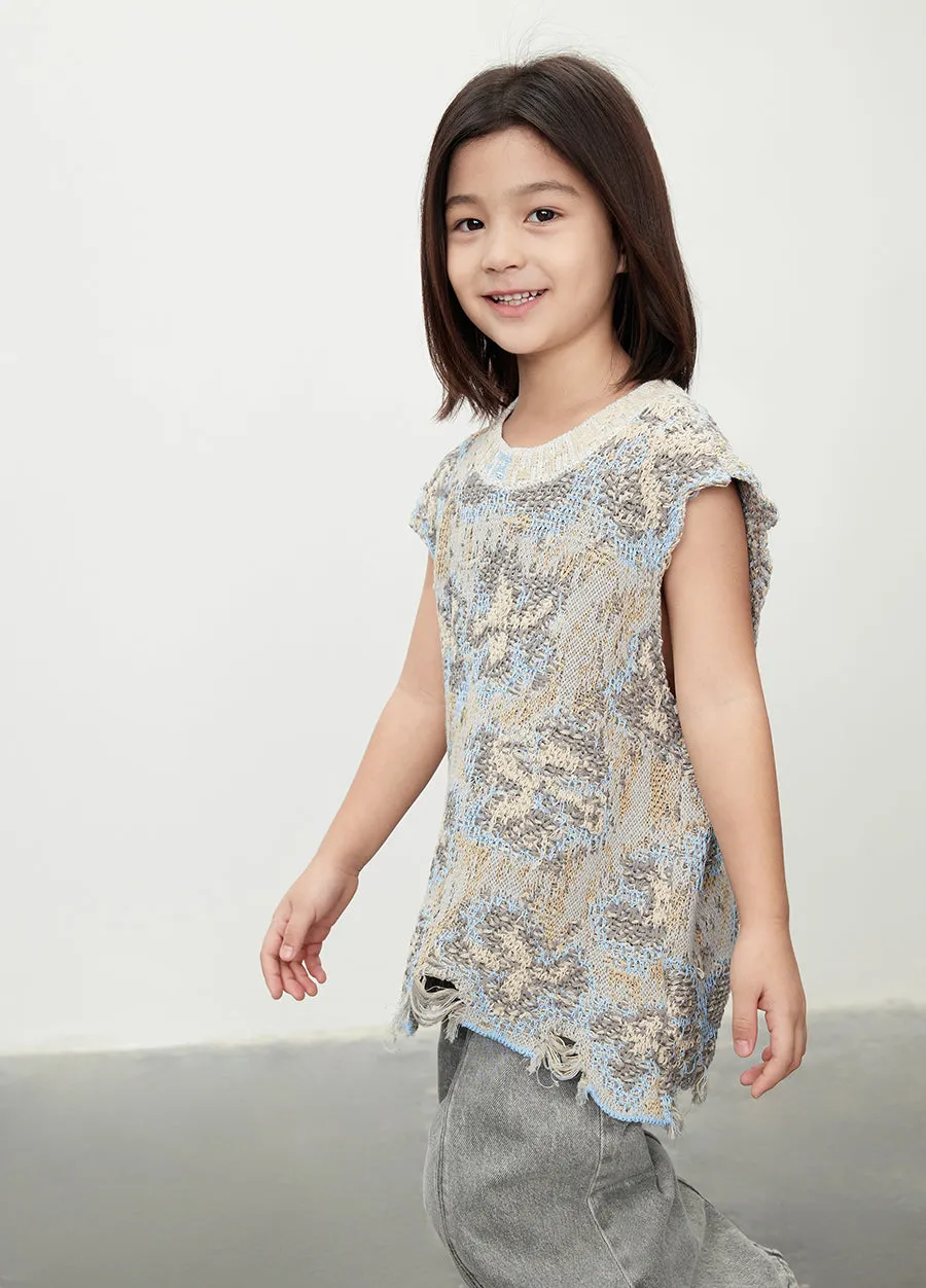 Vest /  jnby by JNBY Relaxed Floral Sweater Vest