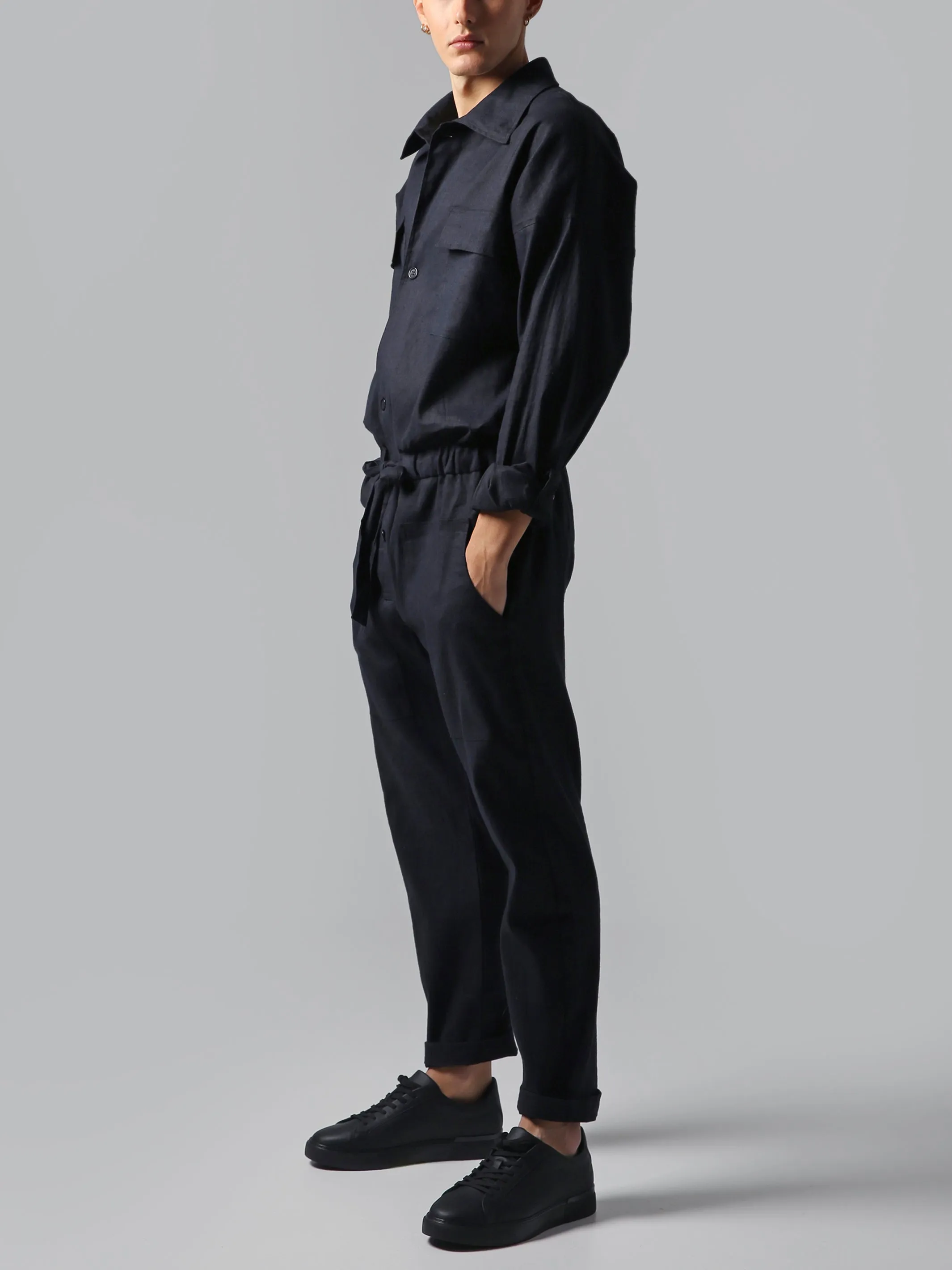 Visaltes Men's Linen Jumpsuit