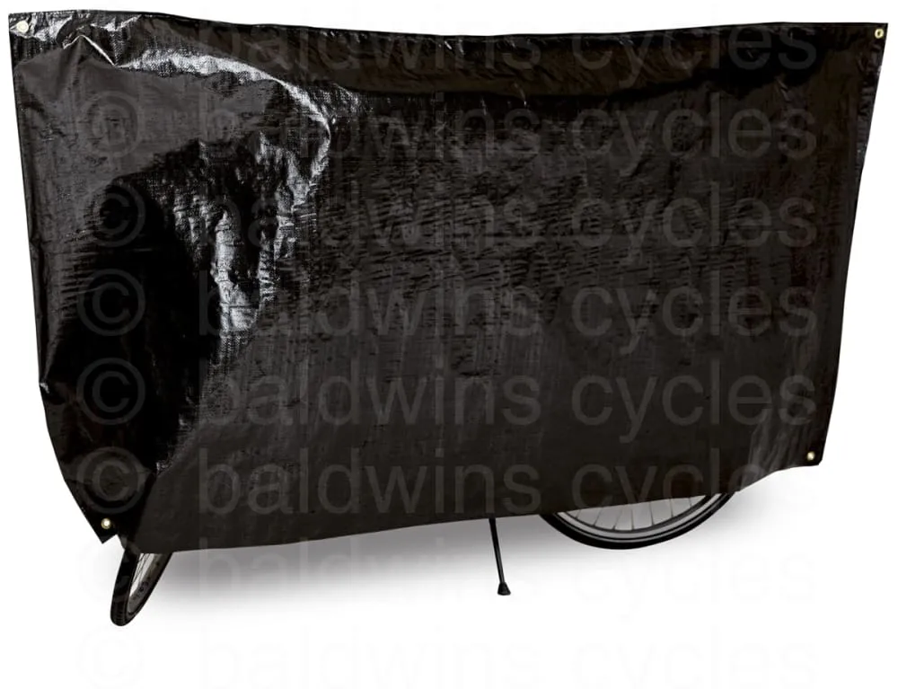 VK "Classic" Waterproof Single Bicycle Cover Incl. 5m Cord - White