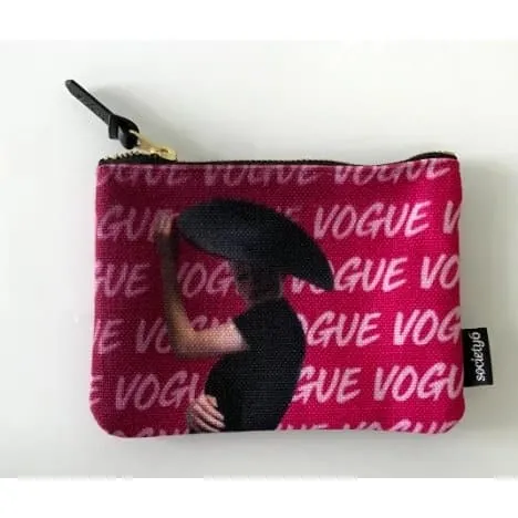 Vogue Small Zipper Pouch - Faith Blackwell
