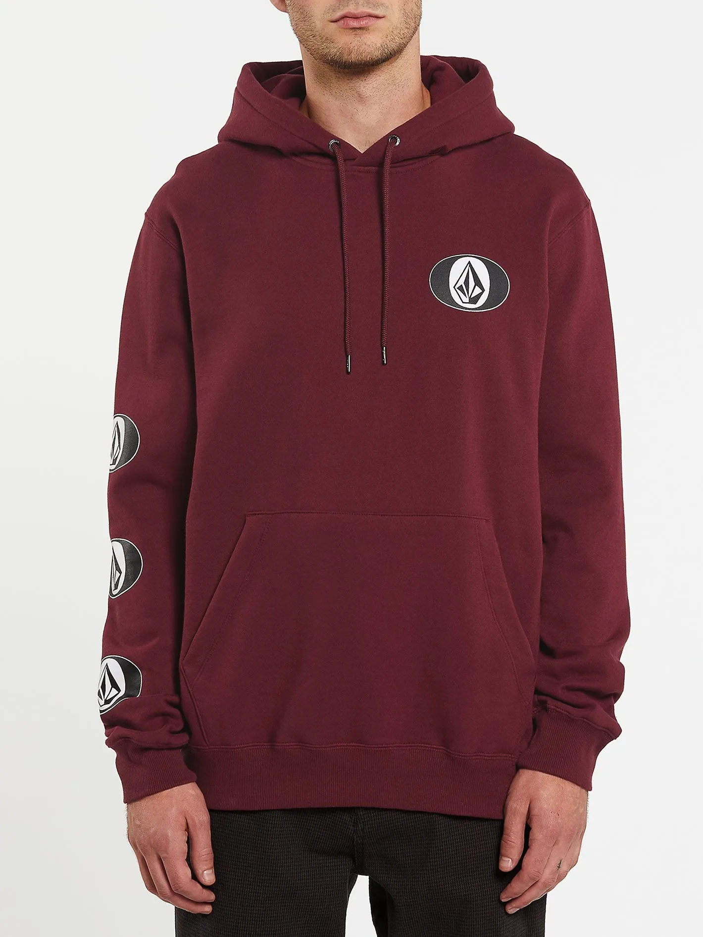 Volcom Mens Stone Stack Pullover Hoodie