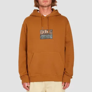 Volcom Puffstone Mind Invasion Pullover Hoodie Rubber