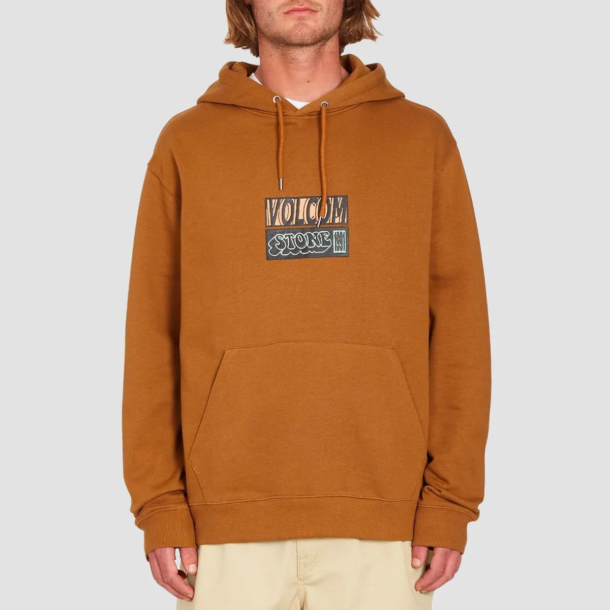 Volcom Puffstone Mind Invasion Pullover Hoodie Rubber