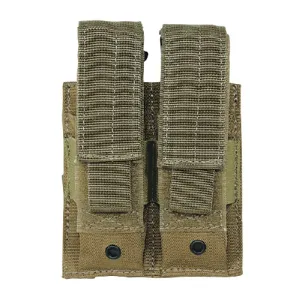 Voodoo Tactical Double Pistol Mag Pouch - Coyote