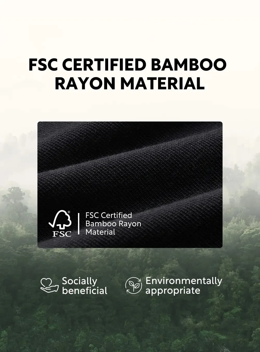 Waistfree™ Seamless Bamboo Rayon Boxer Briefs 4 Pack