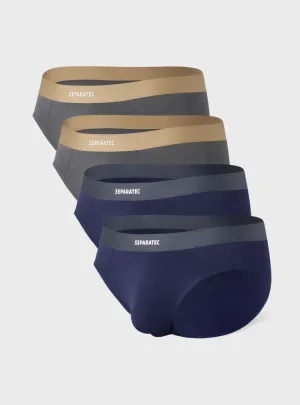 Waistfree™ Seamless Bamboo Rayon Briefs 4 Pack