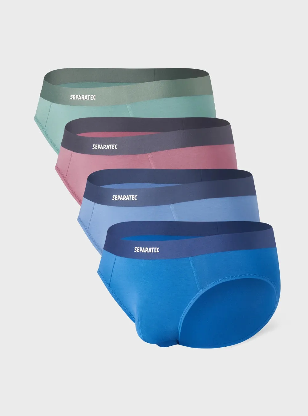 Waistfree™ Seamless Bamboo Rayon Briefs 4 Pack