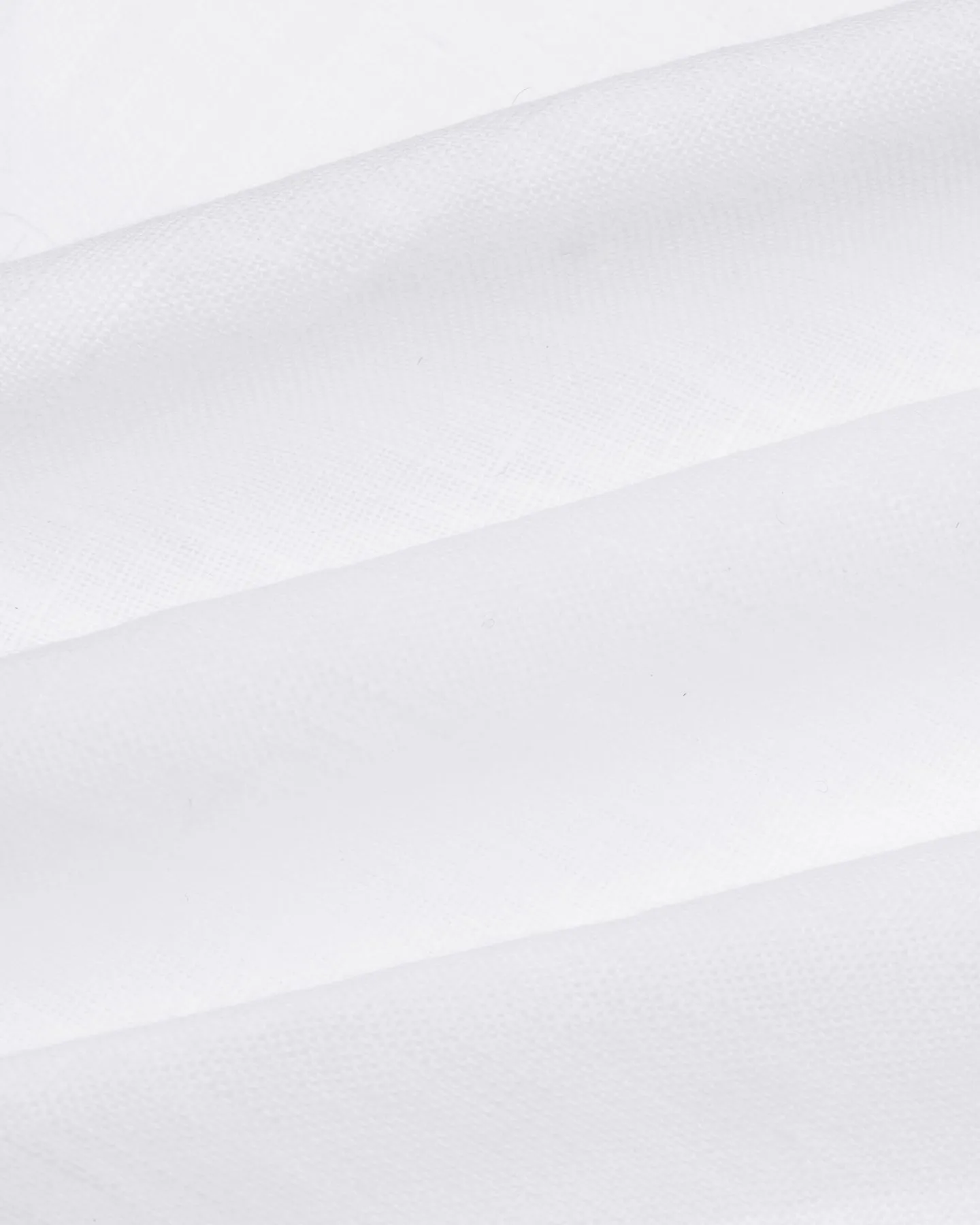 White Linen Handkerchief | Handrolled
