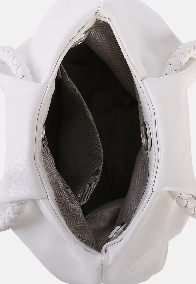 White Soft Handbag