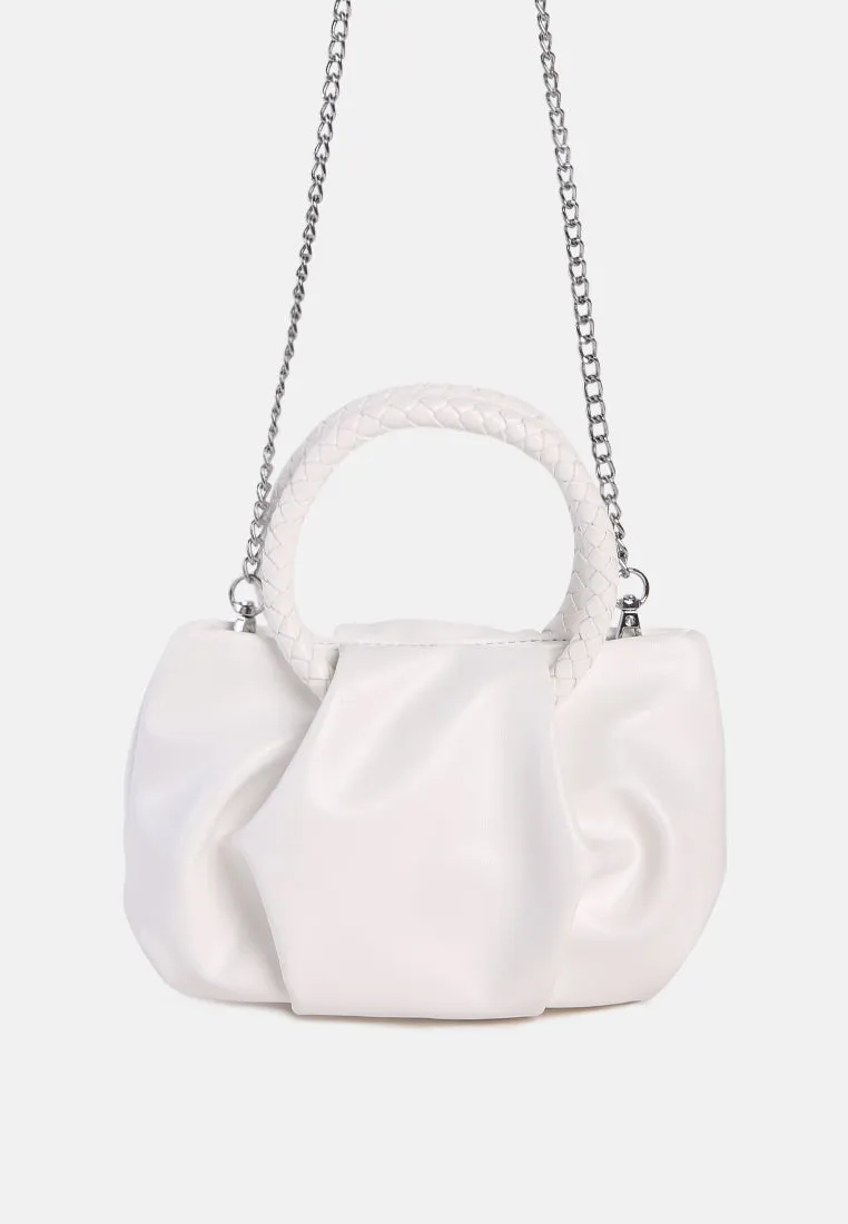 White Soft Handbag