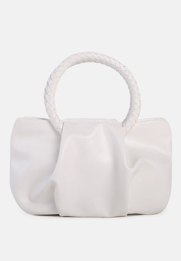 White Soft Handbag