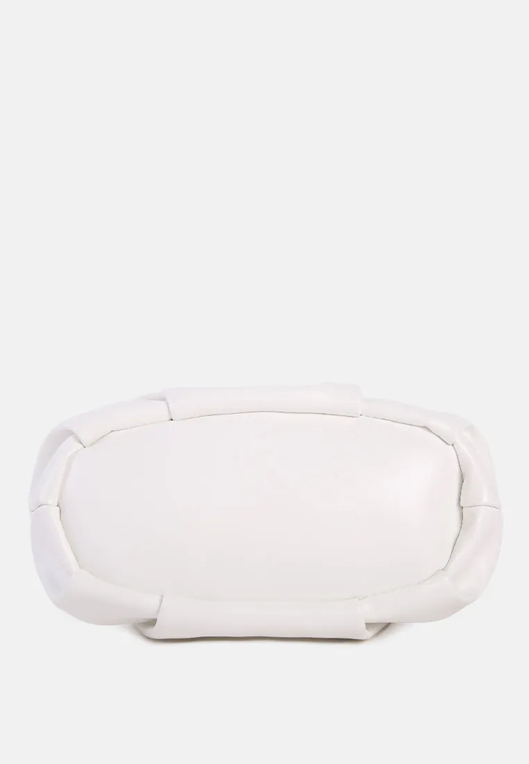 White Soft Handbag