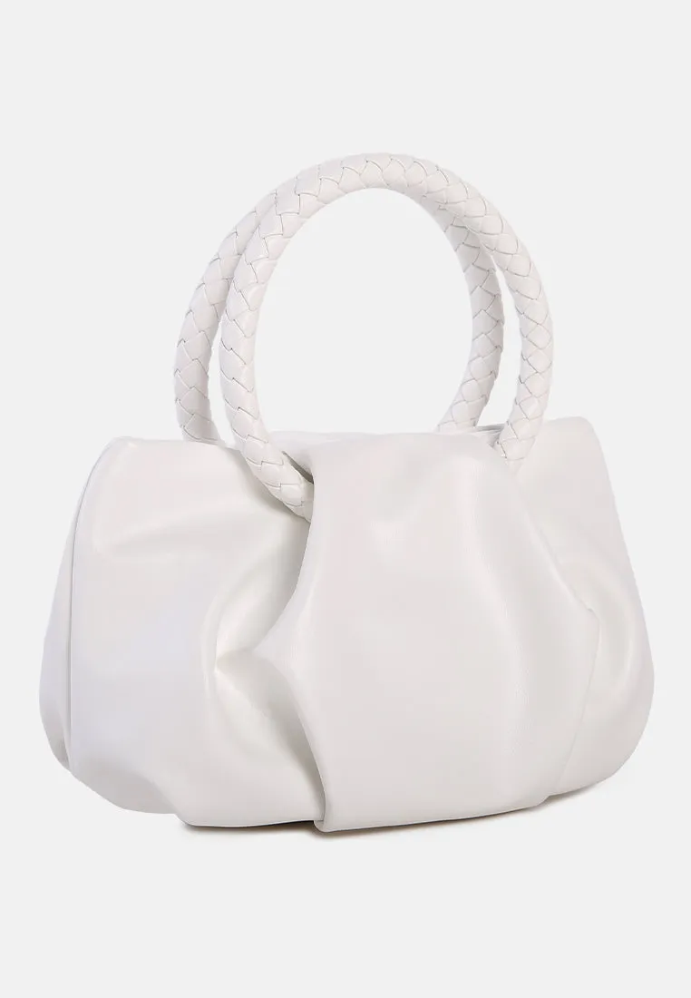White Soft Handbag