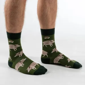Wild Boar Bamboo Socks by Hedgy Socks
