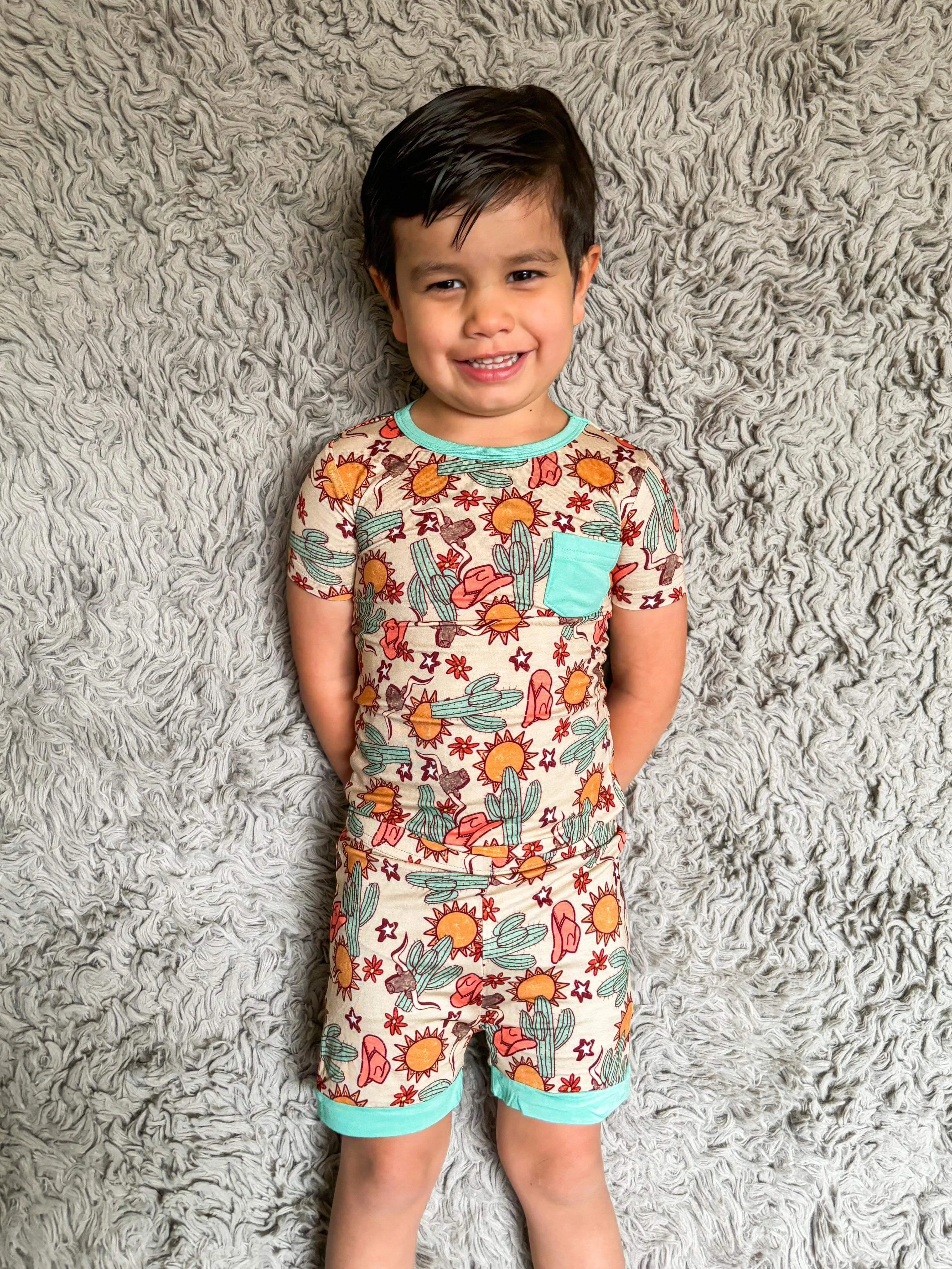 Wild West Bamboo Short Set
