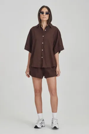 Womens Boyfriend Short Cocoa