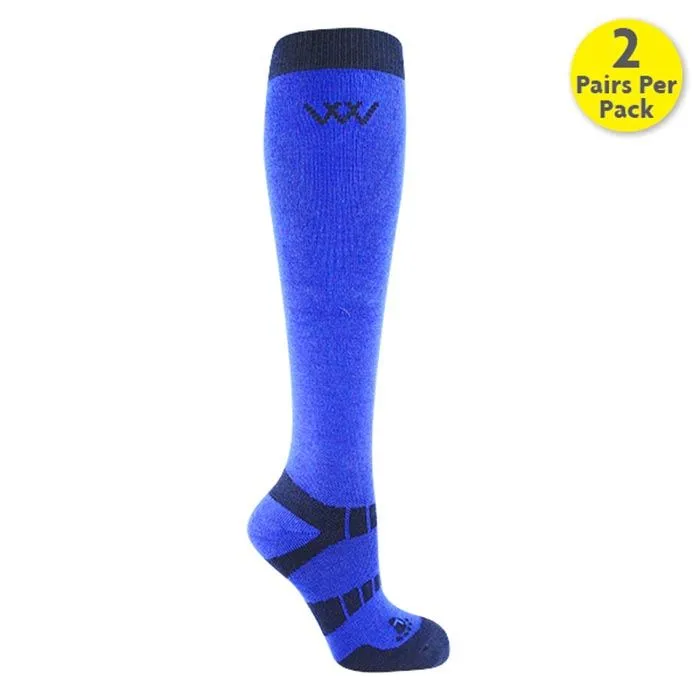 Woof Wear Long Bamboo Waffle Riding Sock