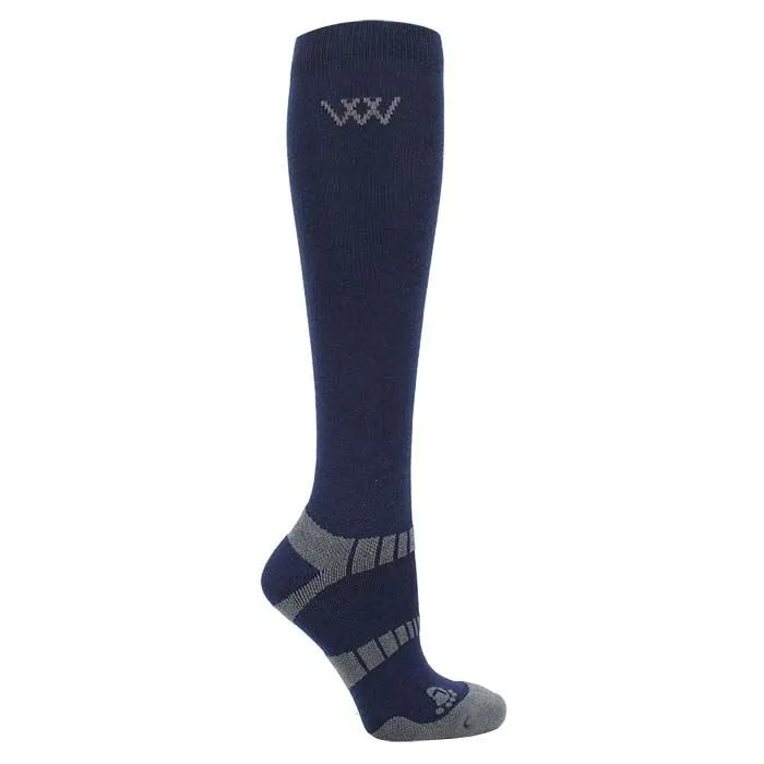 Woof Wear Long Bamboo Waffle Riding Sock