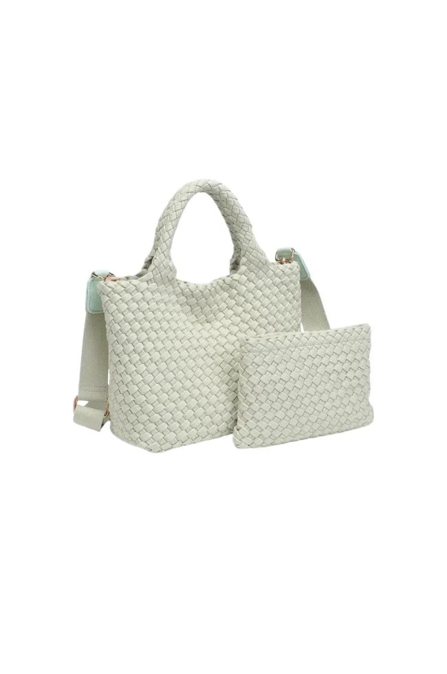 Woven Crossbody Bag