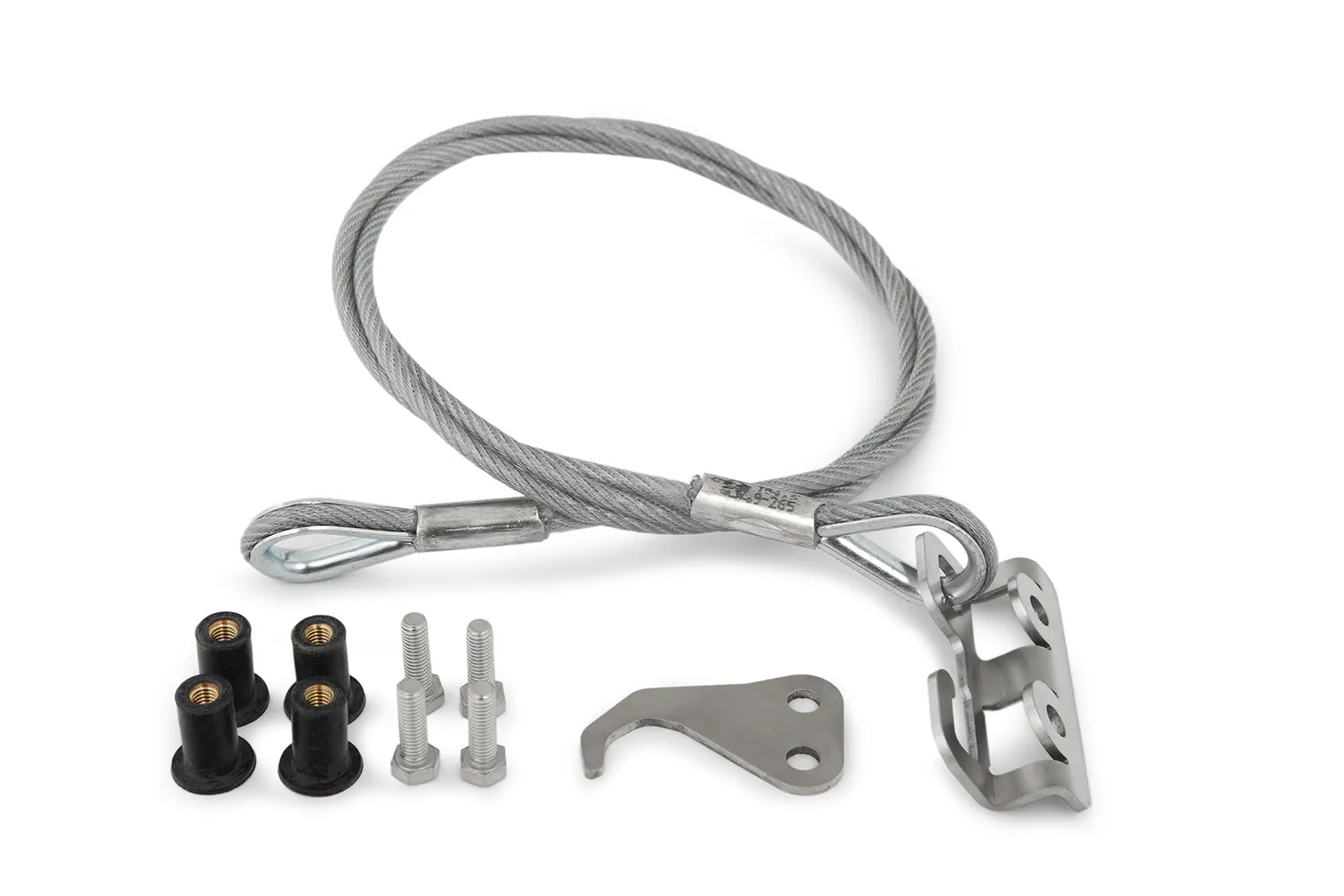 Wunderlich “HELMLOCK” helmet anti-theft protection – silver