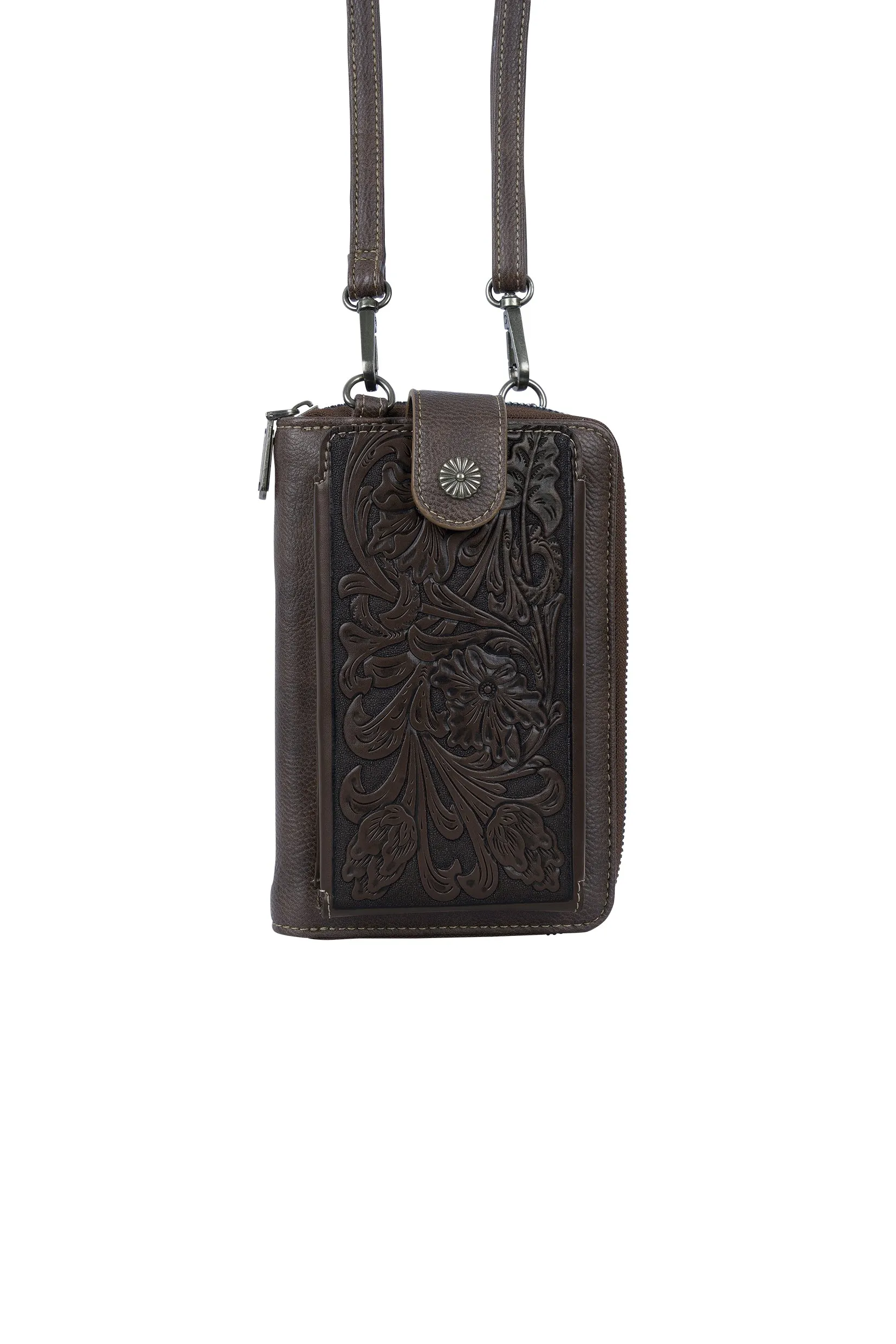 X5W2936BAG Wrangler Natalie Wallet Bag Chocolate