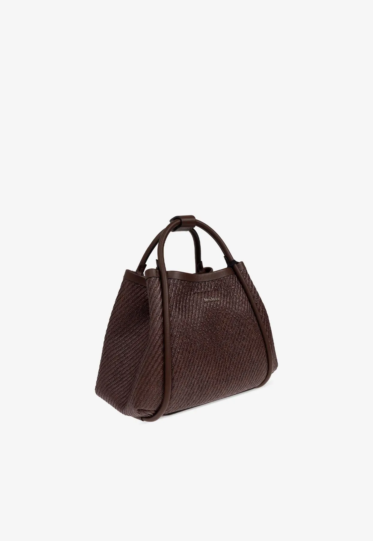 XS Summer Marine Raffia Top Handle Bag