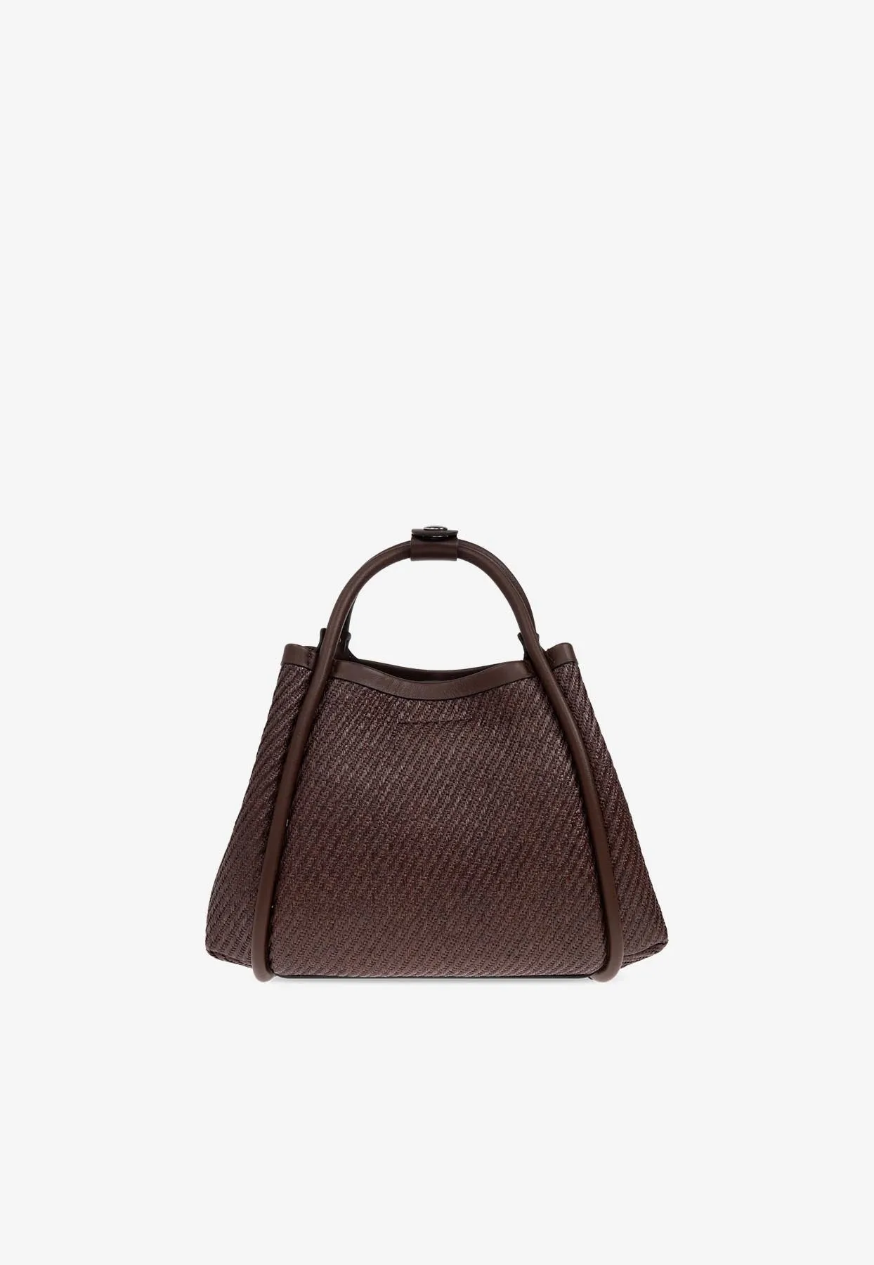 XS Summer Marine Raffia Top Handle Bag