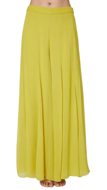 Yellow Embroidered Sharara Set With Drape & Belt