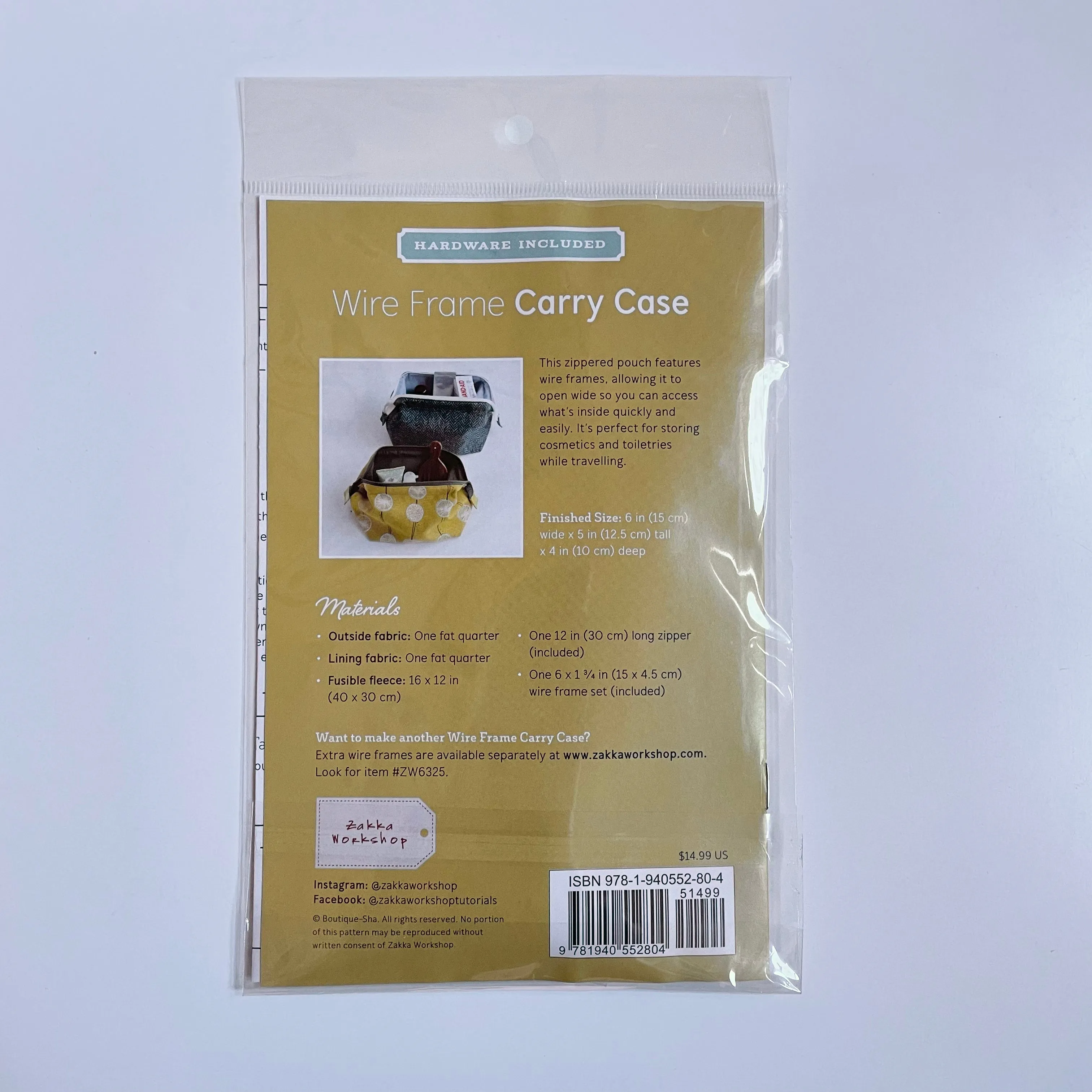 Zakka Workshop : Wire Frame Carry Case Kit